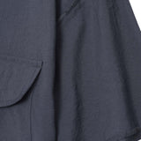 MANDARIN SHIRT IN SLATE