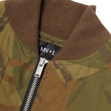 "FLOW" BOMBER JACKET IN JUNGLE CAMO