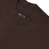 MOCK NECK TEE IN WOOD