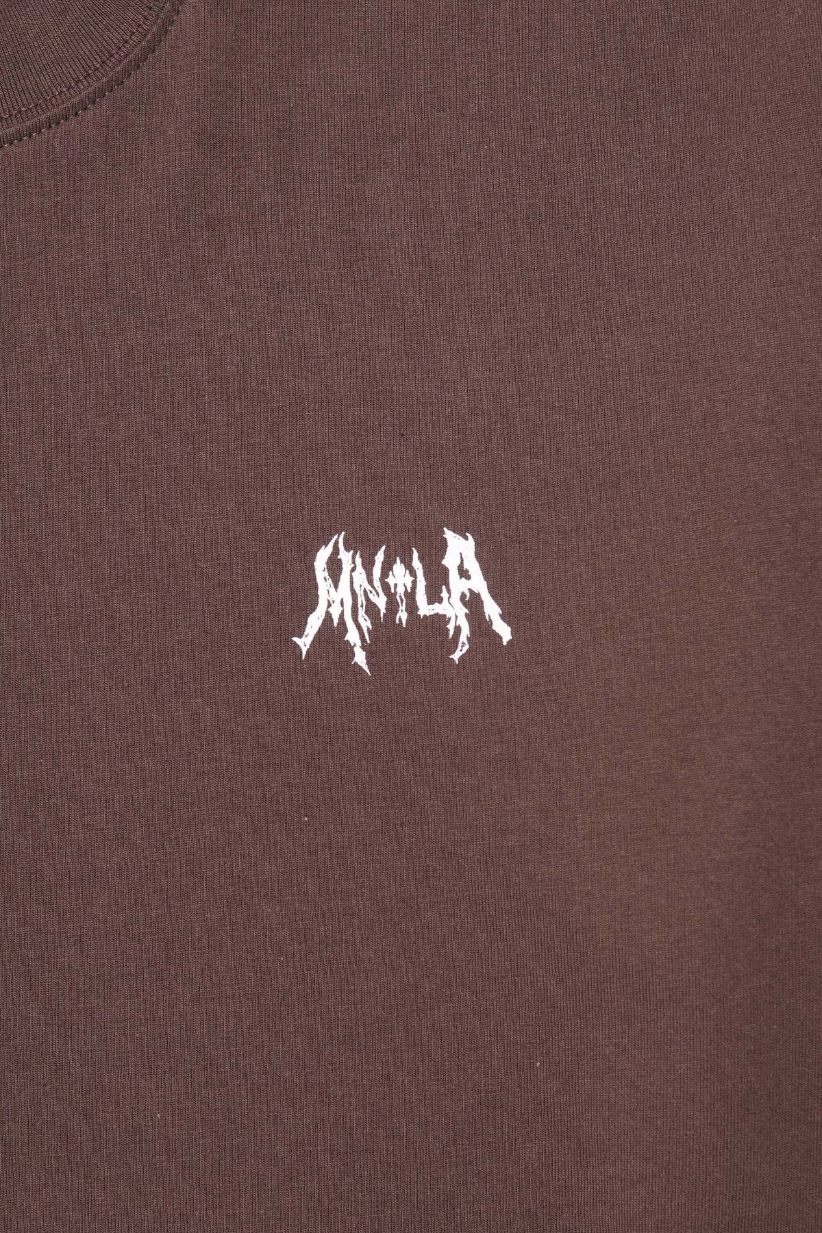 "WRAITH" TEE IN WOOD