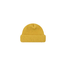 HAND KNIT FISHERMAN BEANIE (MUSTARD)