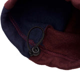 ROGUE SPLIT WIDE PANTS IN BURGUNDY/NAVY