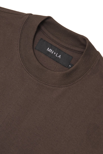 "FREEHAND" LOGO TEE IN WOOD