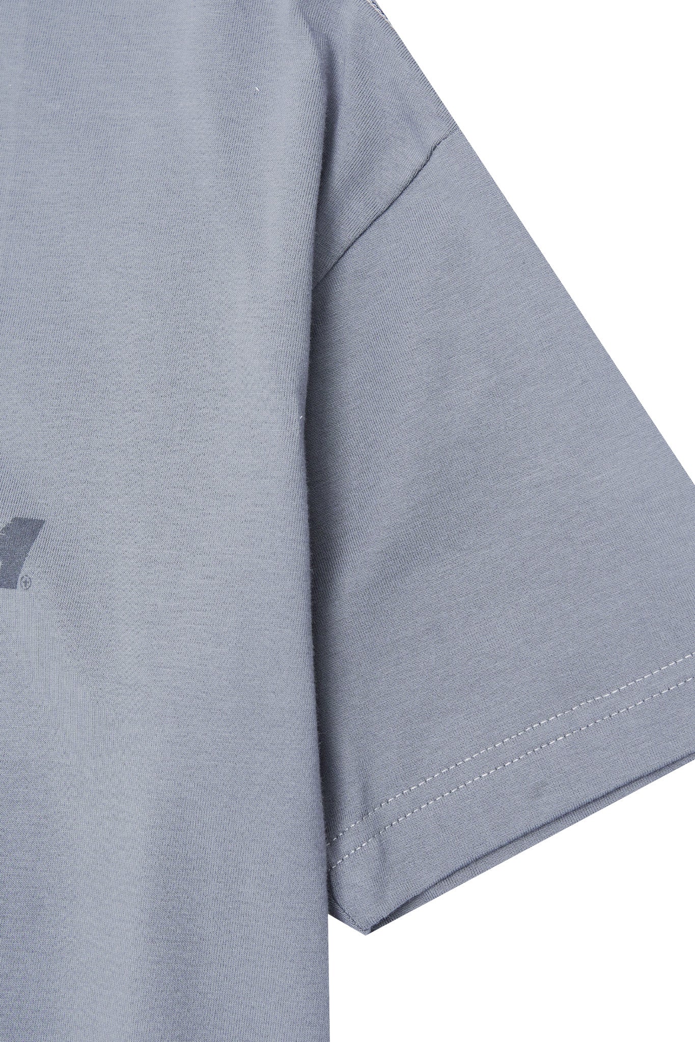 "OUTDOOR EXPLORATION" MULTI LOGO TEE IN GLACIER