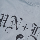 "TAKE NO SHIT, DO NO HARM" LITE TEE IN GLACIER
