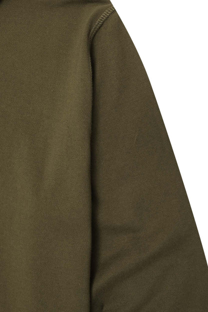"CLUB" L/S POLO SHIRT IN OLIVE