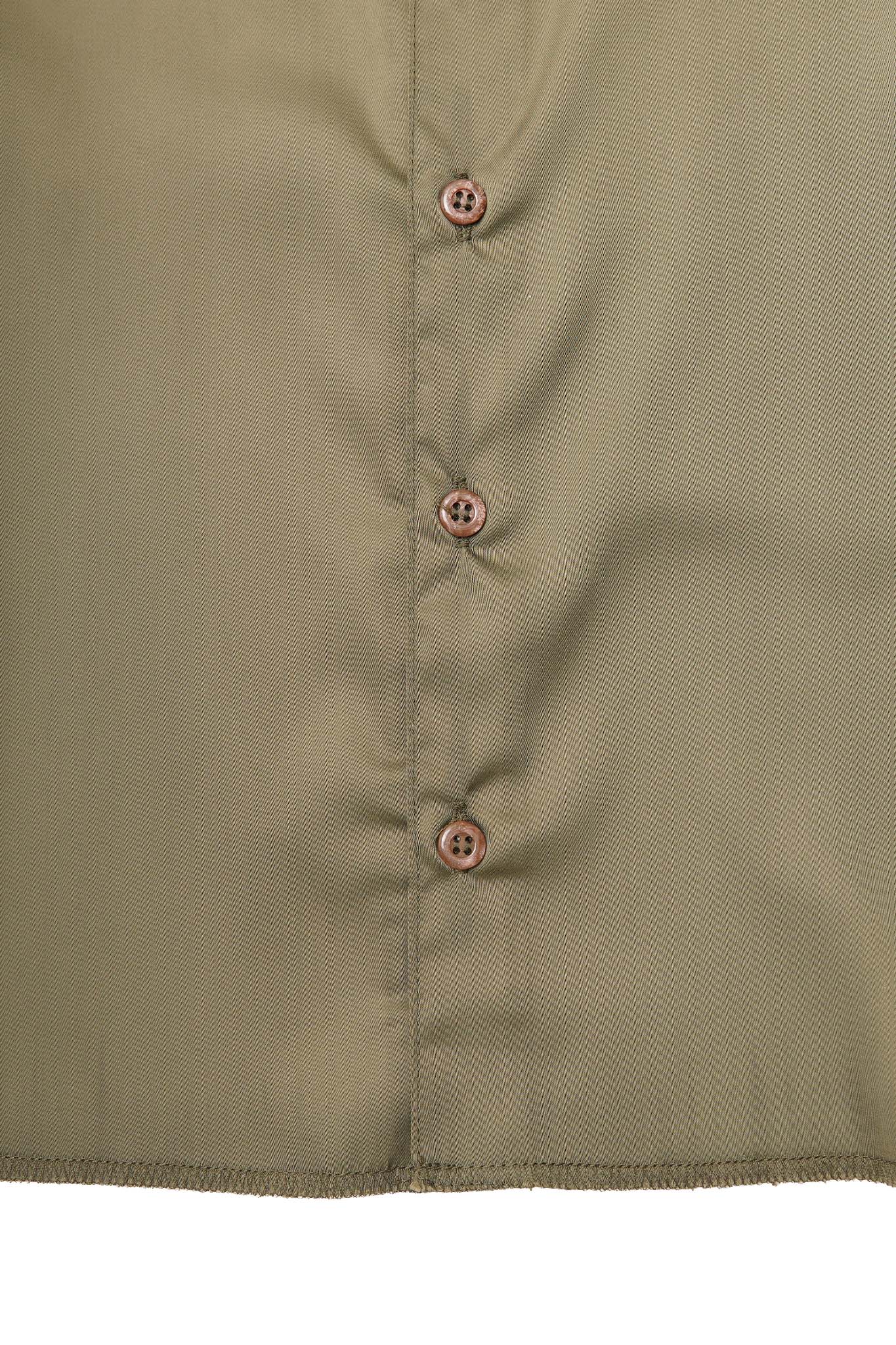 MANDARIN S/S SHIRT IN CELADON