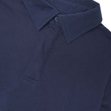 "CLUB" L/S POLO SHIRT IN NAVY