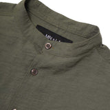 MANDARIN L/S SHIRT IN SAGE