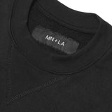 MILITIA MOCK NECK TEE IN CAVIAR