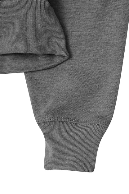 MN+LA™ SPLIT HOODIE IN HEATHER GREY