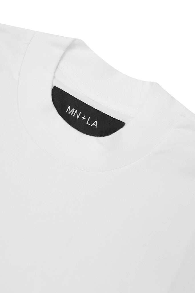 LONGSLEEVE TEE IN WHITE – MN+LA