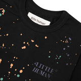 "PAINT SPLAT" LITTLE HUMAN™ TEE IN CAVIAR