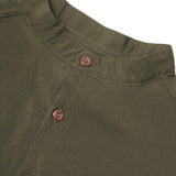 MANDARIN S/S SHIRT IN OLIVE DRAB