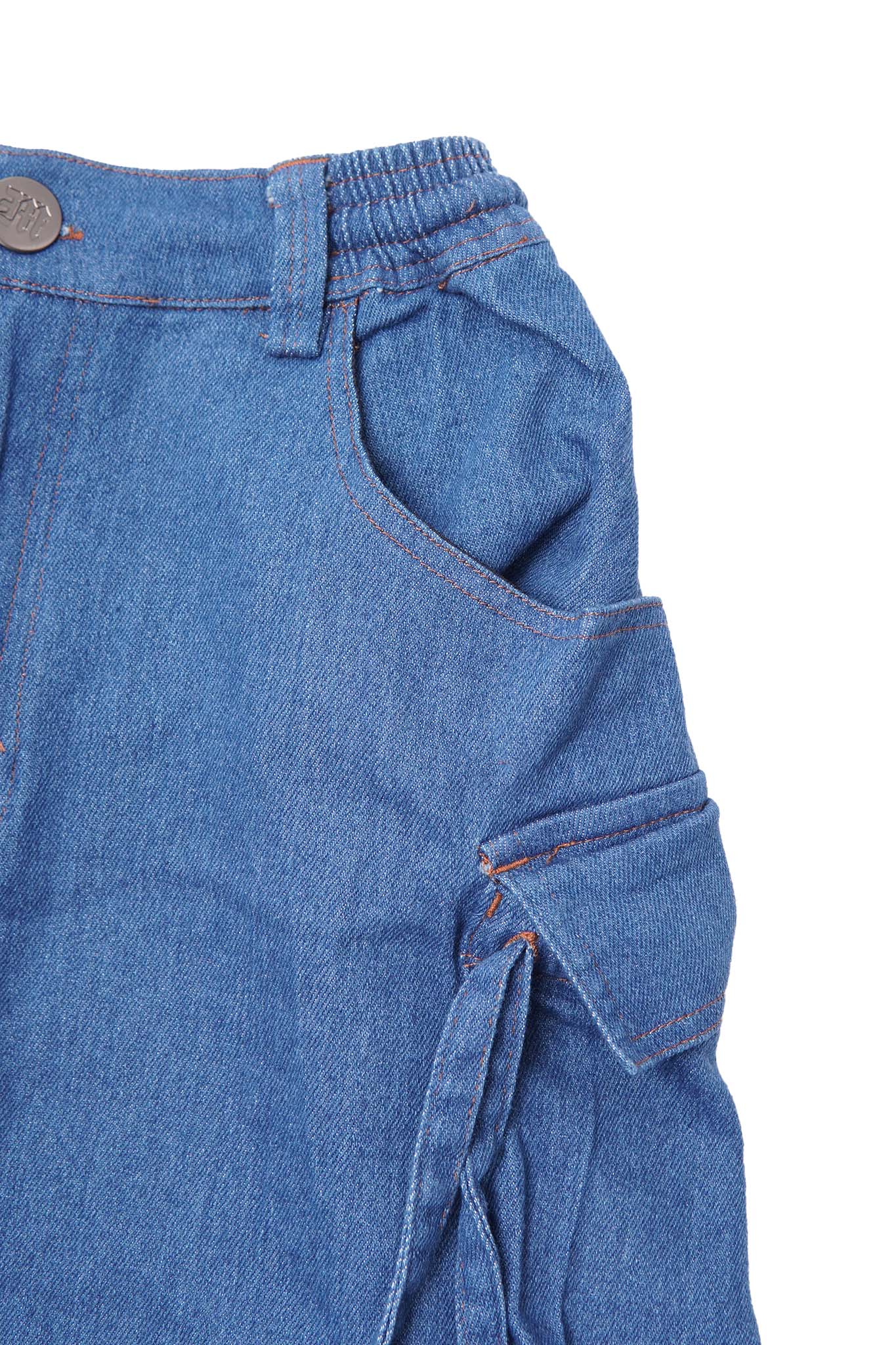 LITTLE HUMAN™ FIELD SKIRT IN TRUE BLUE