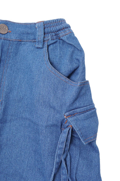 LITTLE HUMAN™ FIELD SKIRT IN TRUE BLUE