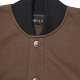 BRONCO VARSITY JACKET IN OLIVE DRAB