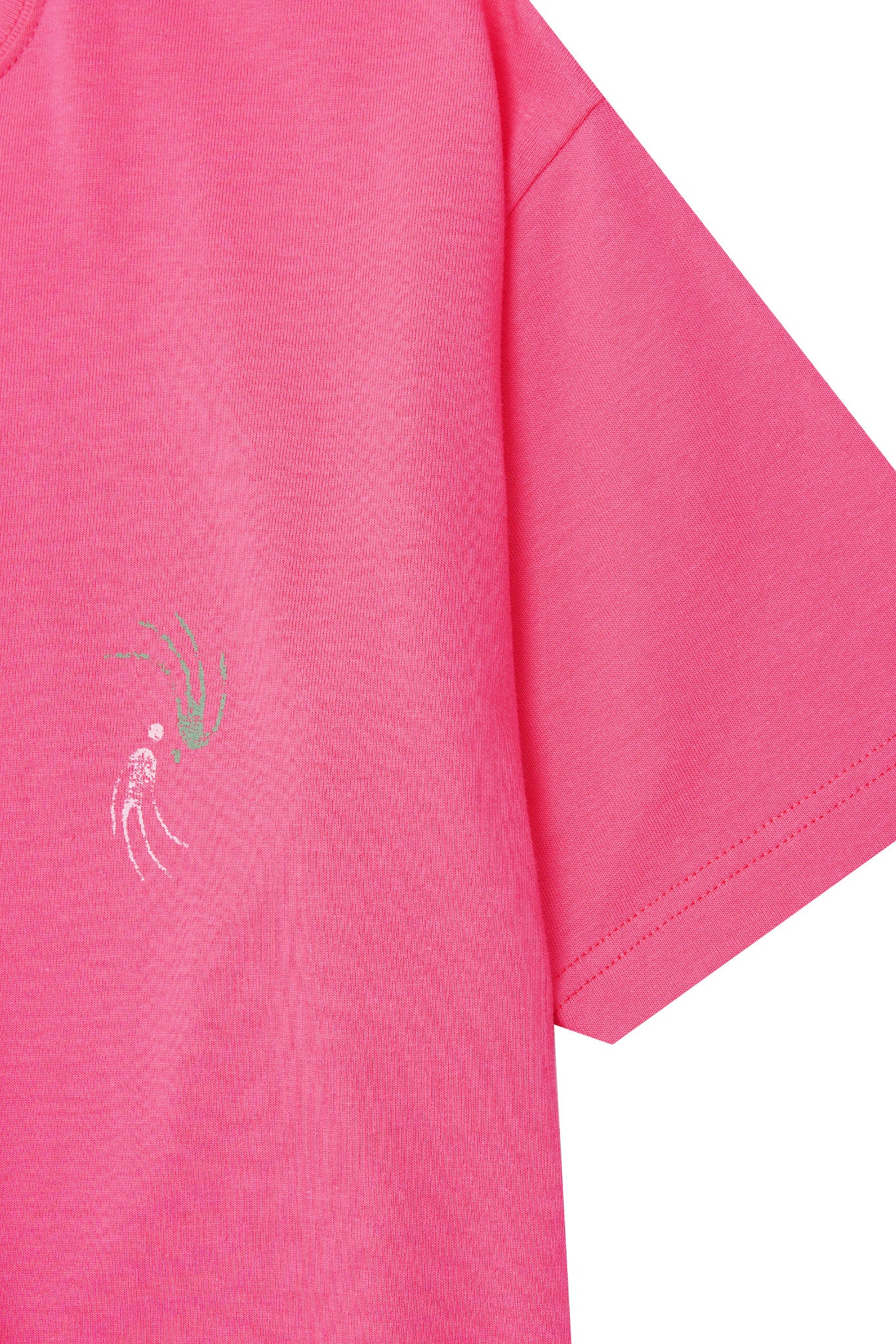 "LIMBO" ULTRA HEAVY TEE IN STATIC PINK