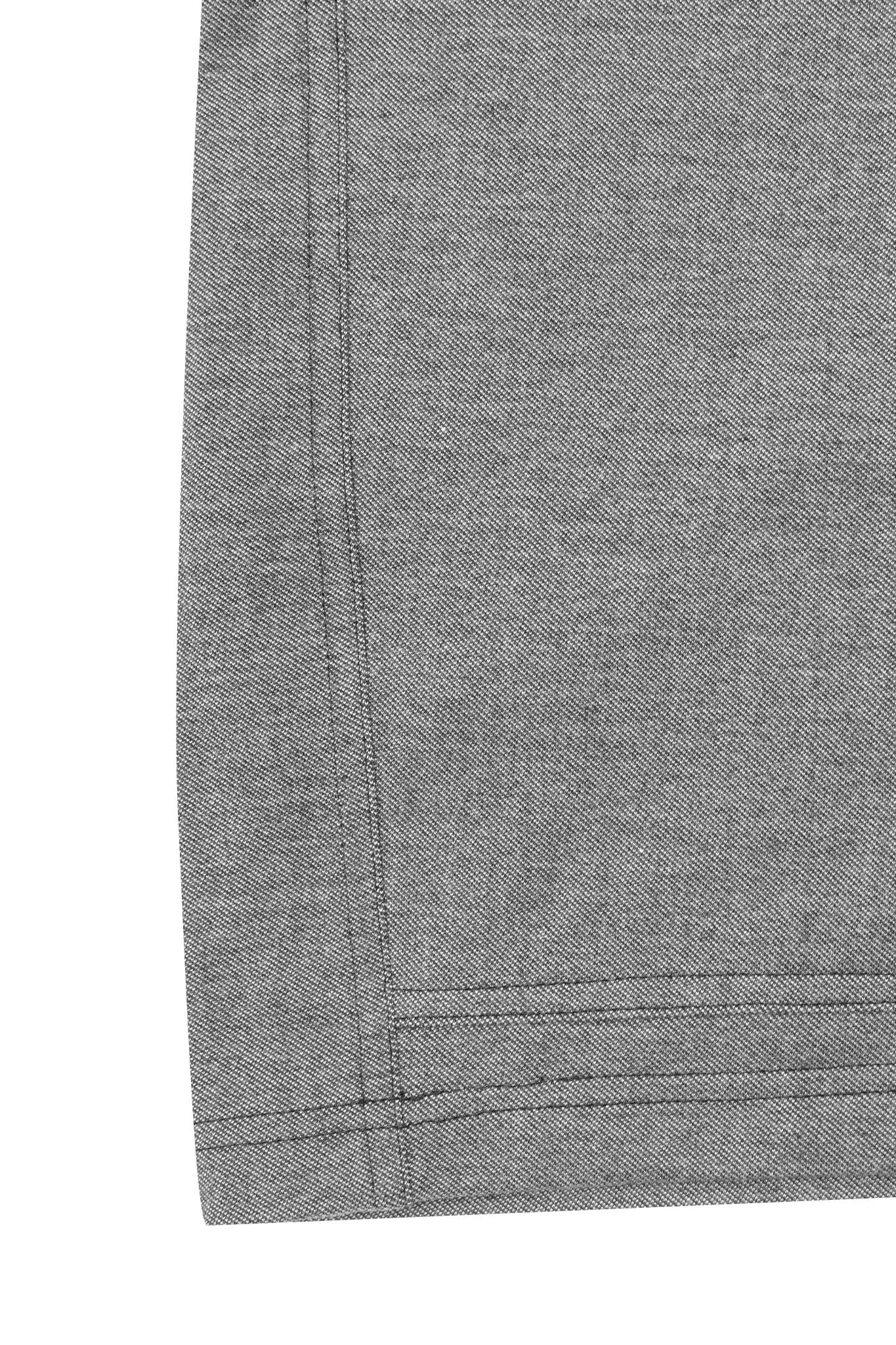 DOUBLE KNEE PHAT SHORTS IN STEEL BLUE