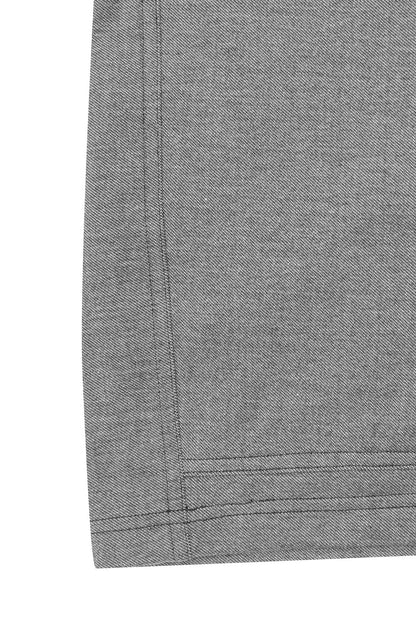DOUBLE KNEE PHAT SHORTS IN STEEL BLUE