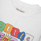 "SUN IS OUT" LITTLE HUMAN™ TEE IN WHITE
