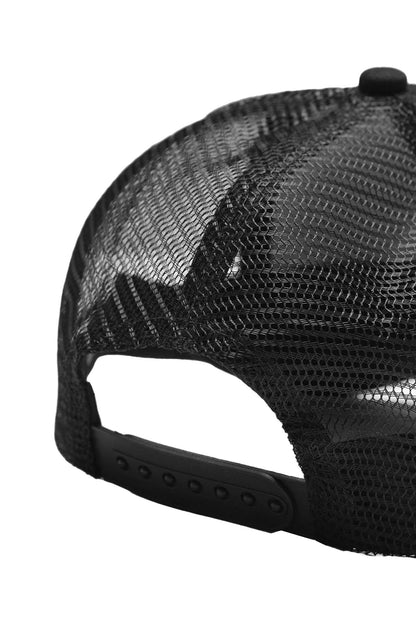 "HITTER" TRUCKER HAT IN ANTHRACITE/OLIVE