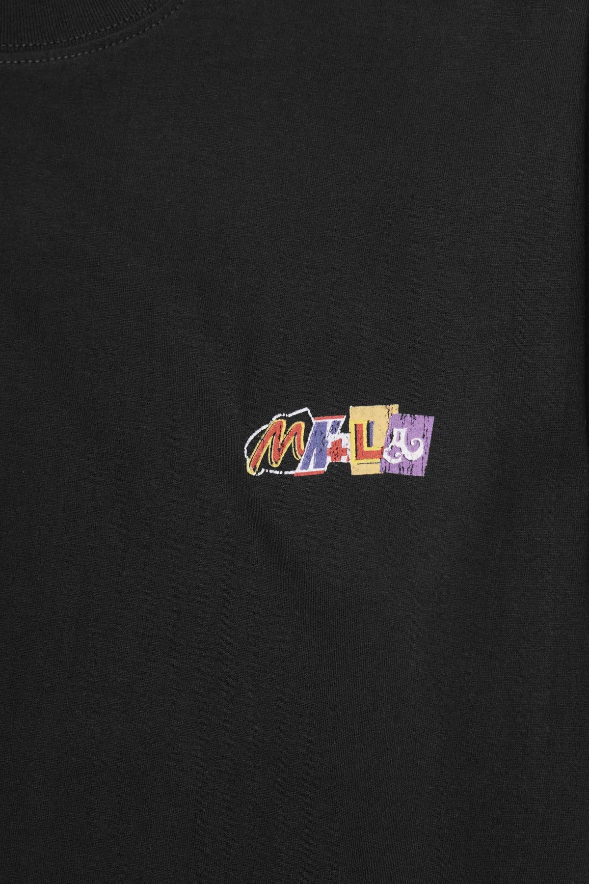 "SPLICED UP" LOGO TEE IN ANTHRACITE