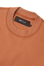 MN+LA™ SCRIPT LOGO TEE IN APRICOT