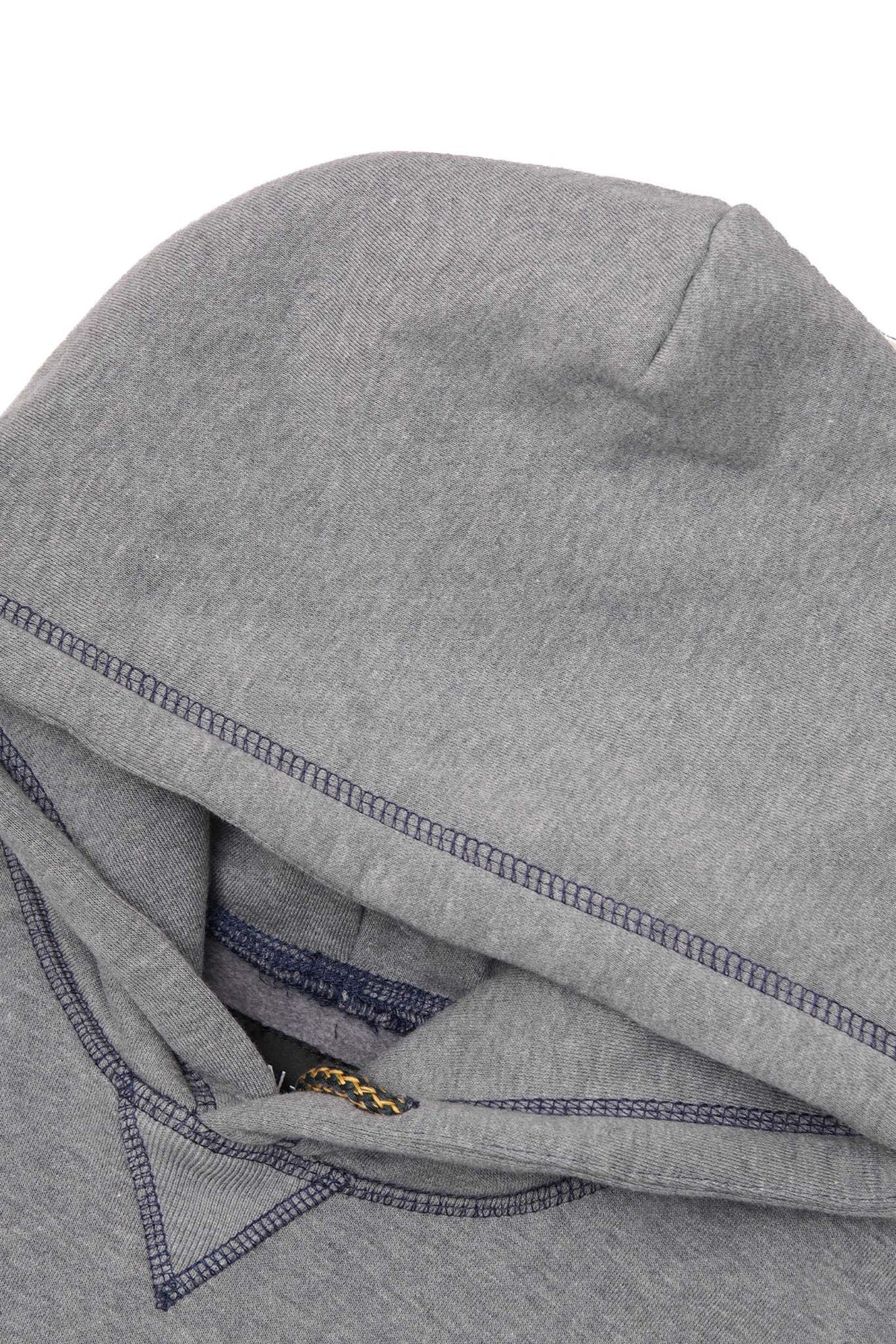 M+ EXO™ HOODIE IN HEATHER GREY/NAVY