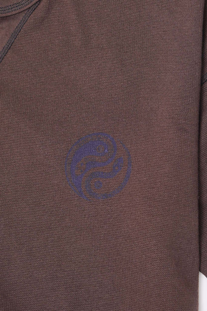 "YEAR OF THE SNAKE" WAFFLE TEE IN CHARCOAL GREY