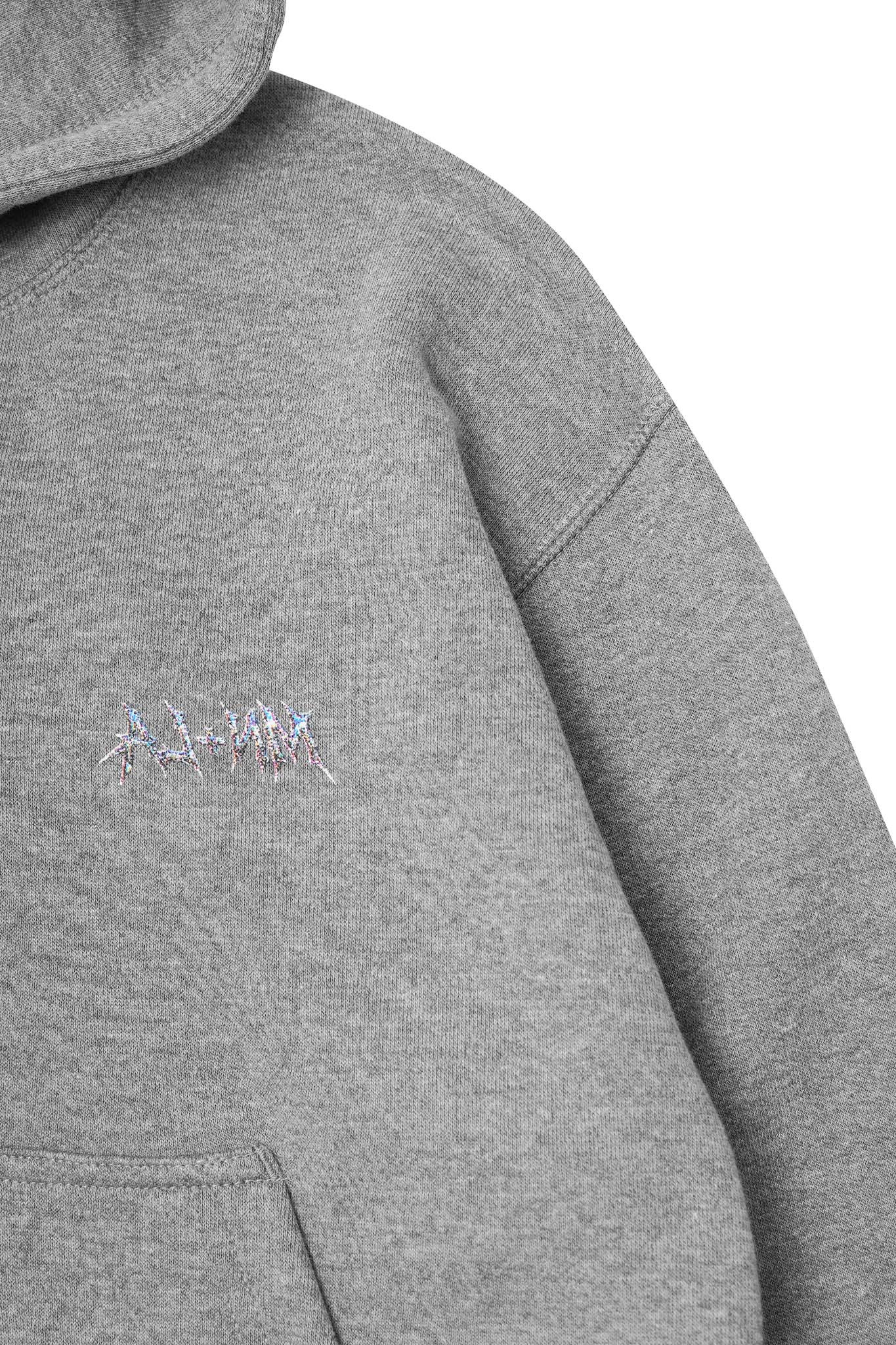 "MERCURIAL" HOODIE IN HEATHER GREY