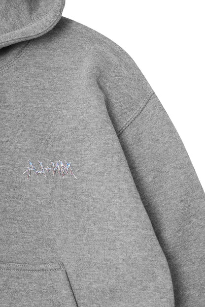 "MERCURIAL" HOODIE IN HEATHER GREY