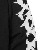 "DIGITAL SACRED HEART" HOODIE IN CAVIAR
