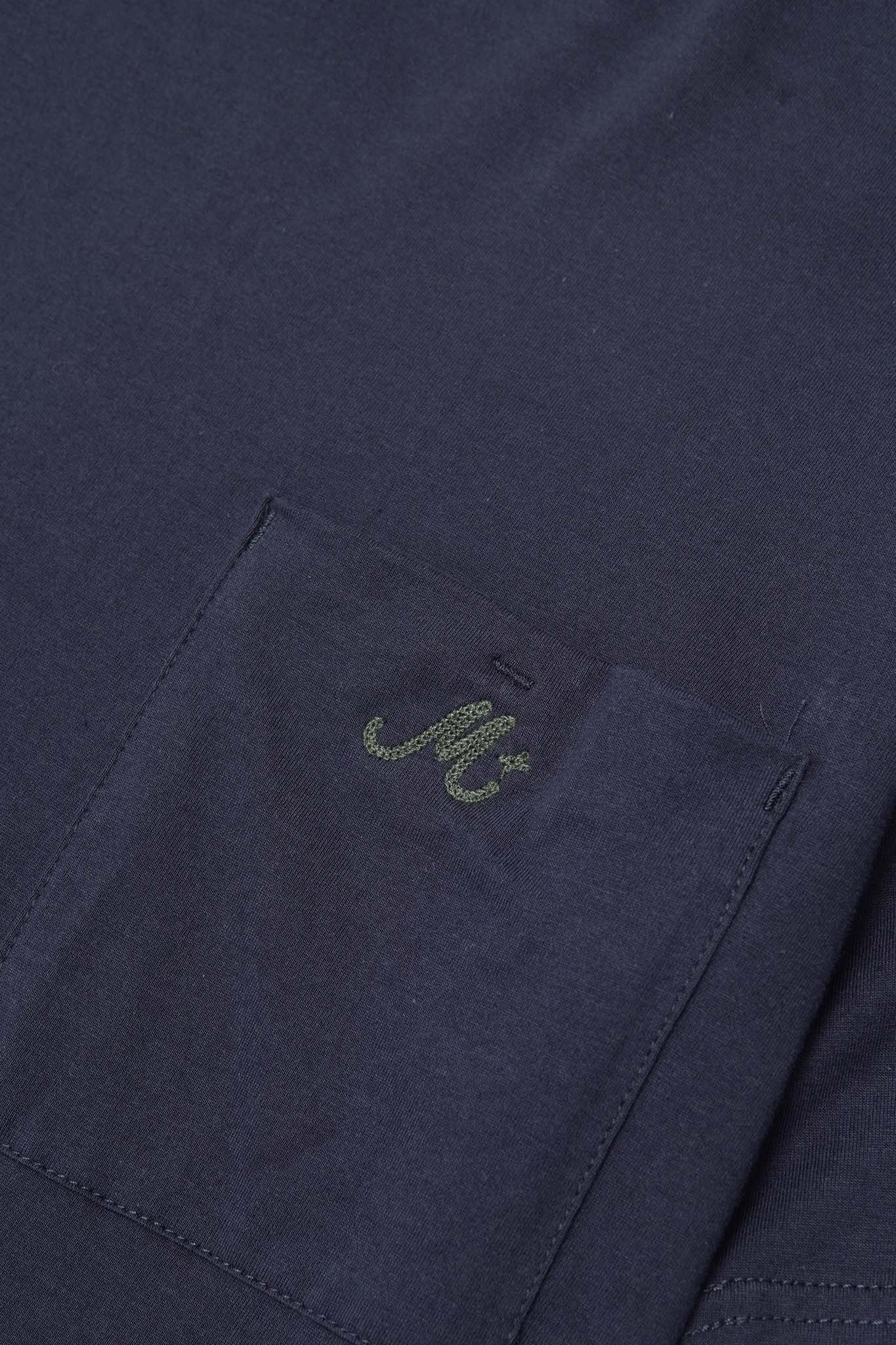 M+ CLASSIC POCKET LITE TEE IN NAVY