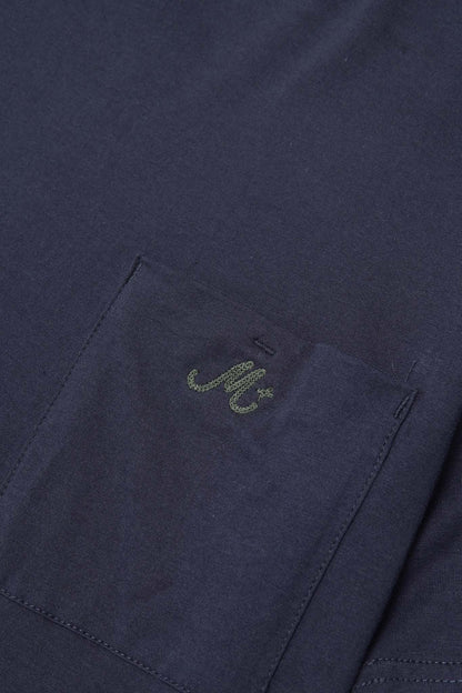 M+ CLASSIC POCKET LITE TEE IN NAVY