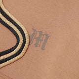 "M'$ SPECKS V2" CUTOFF HOODIE IN APRICOT