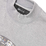 "LAST SUPPER" TEE IN HEATHER GREY