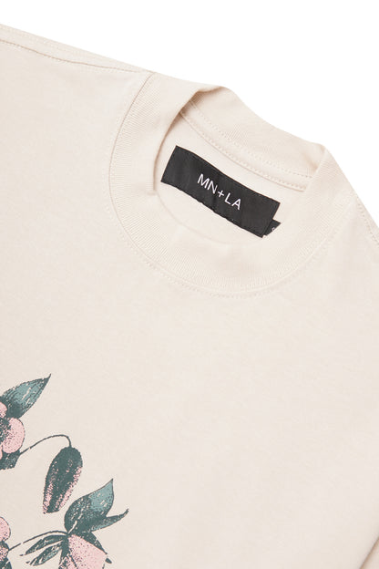 "QUOD TANGO, MUTO" ULTRA HEAVY TEE IN OAT
