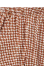 DOJO PANTS IN RUSSET HOUNDSTOOTH