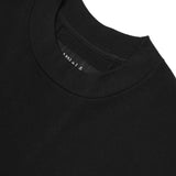 WAFFLE WEAVE MOCK NECK TEE V4 IN ANTHRACITE