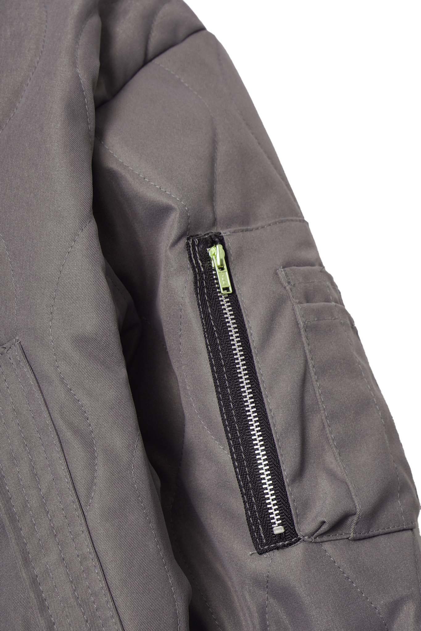 FLIGHT BOMBER JACKET IN NARDO GREY