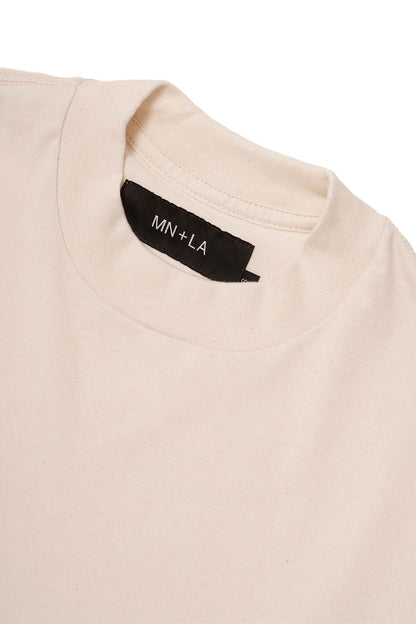 MOCK NECK LITE TEE IN ORGANIC COTTON