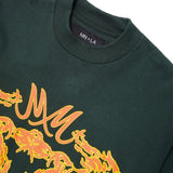 “BURNING STALLION” TEE IN HUNTER GREEN