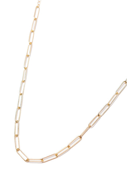 LUCENT LINK GOLD CHAIN NECKLACE