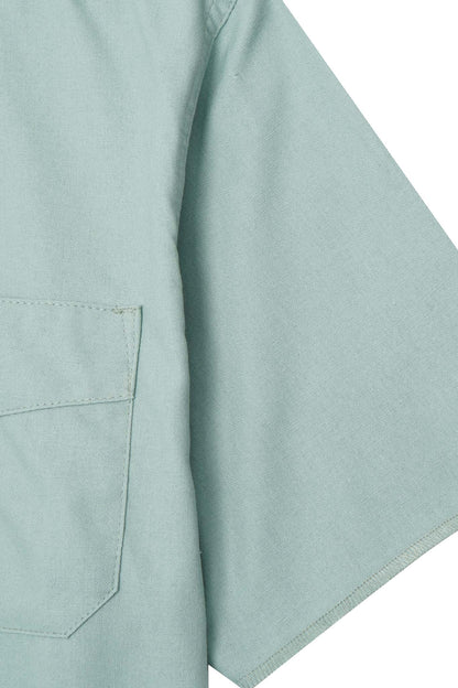 4 POCKET CUBAN SHIRT IN TEAL