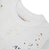 "PAINT SPLAT" LITTLE HUMAN™ TEE IN WHITE