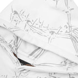 "WIRE WORK" HOODIE IN ARCTIC