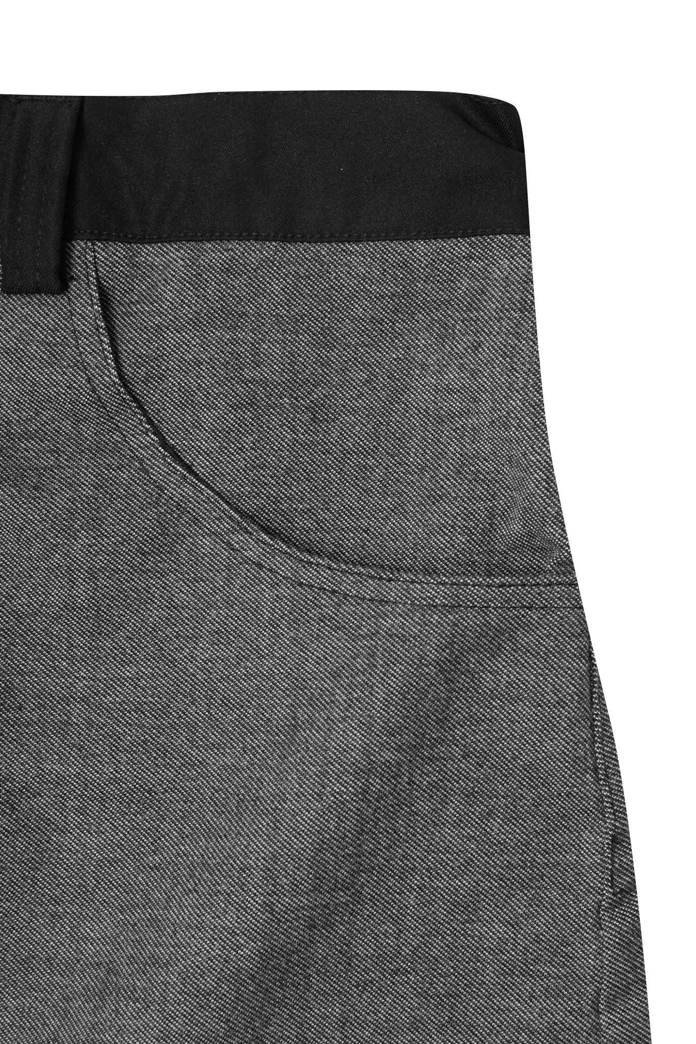 DOUBLE KNEE PHAT SHORTS IN NEVADA GREY