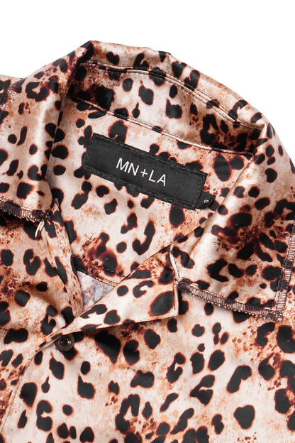4 POCKET CUBAN SHIRT IN DESERT CHEETAH