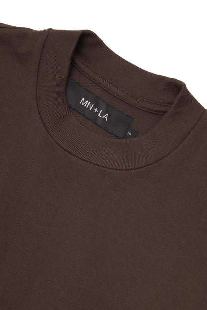 "MERCURIAL" ULTRA HEAVY TEE IN WOOD